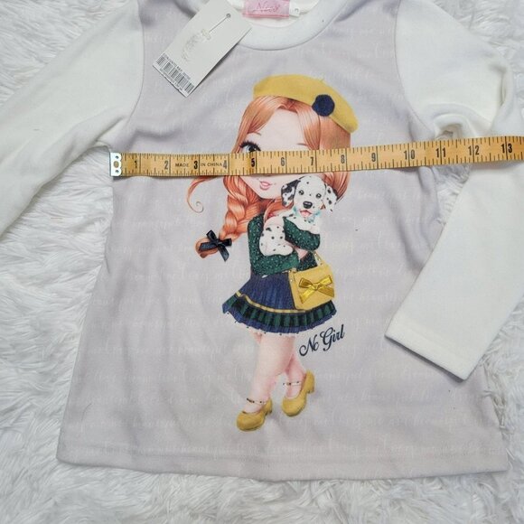 New with Tags Nico Girl's/ Toddlers' Thermal Full Sleeve Tunic Top - 12M - Picture 7 of 10